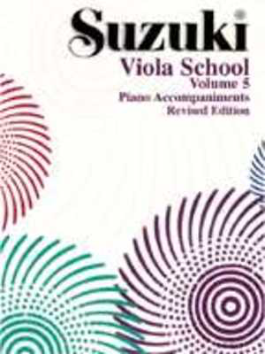 Suzuki Viola School Book/Volume 5 - Piano Accompaniment International Edition Summy Birchard 0250SX