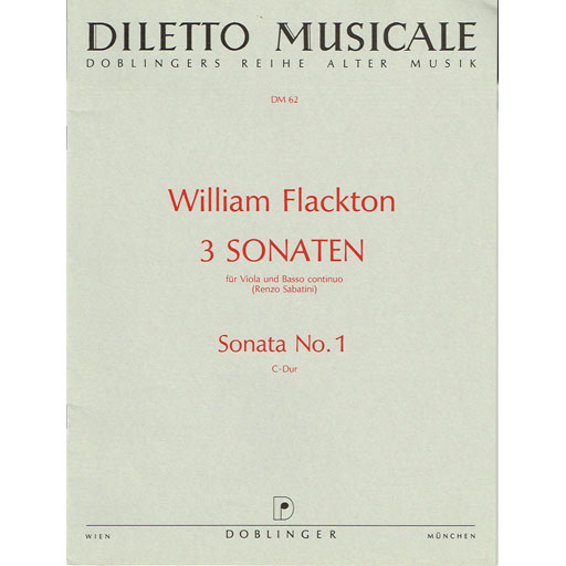 Flacton - Sonata #1 in Cmaj - Viola/Piano Accompaniment Doblinger DM-00062