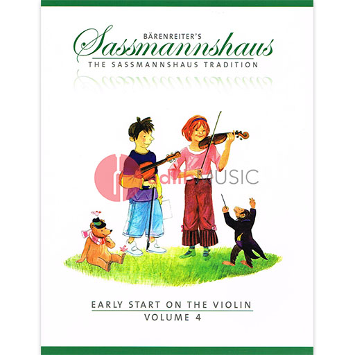 Early Start on the Violin Book 4 - Violin by Sassmanshaus Barenreiter BA9679