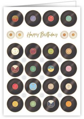 Greeting Card - Happy Birthday to You Song with Handwritten Music Notes