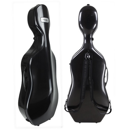 BAM Hightech Compact 3.5 Cello Case Black Carbon 4/4
