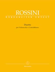 Duetto - Cello & Double Bass - Rossini - Barenreiter Urtext