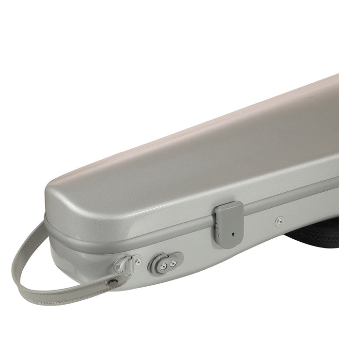 JML Carbon Fibre Adjustable 1.7 Arrow Viola Case Silver 15-16.5"