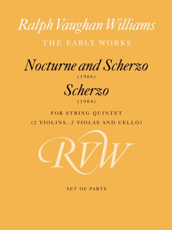 Vaughan Williams - Nocturne & Scherzo/Scherzo - String Quintet Parts Faber 0571521754
