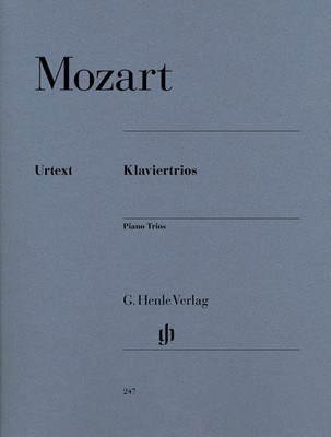 Piano Trios Complete - for Violin, Cello and Piano - Wolfgang Amadeus Mozart - Piano|Cello|Violin G. Henle Verlag Piano Trio Parts