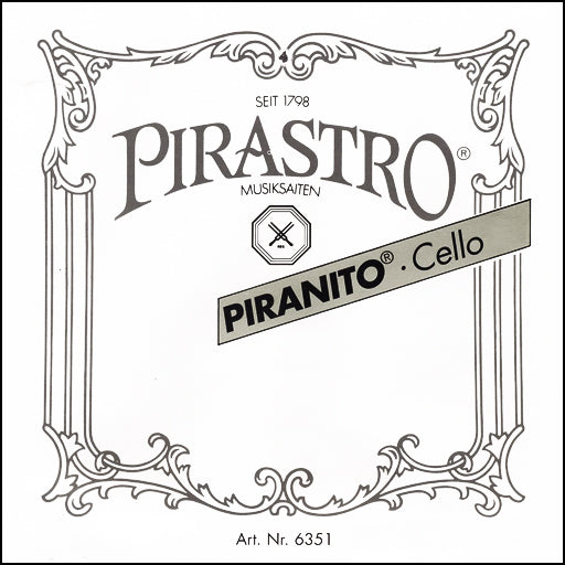 Pirastro Piranito Cello String Set String Medium 4/4