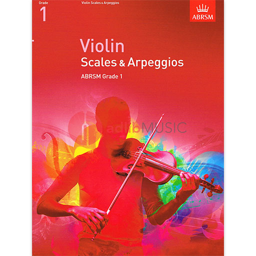 ABRSM Violin Scales & Arpeggios (from 2012) Grade 1 - Violin 9781848493384