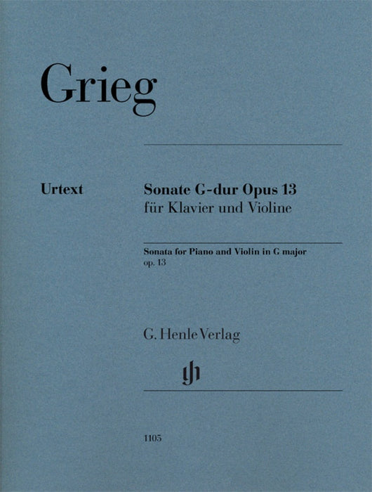 Grieg - Sonata in GMaj Op13 - Violin/Piano Accompaniment Henle HN1105