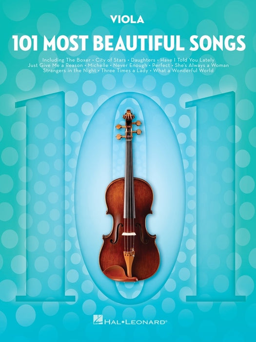 101 Most Beautiful Songs - Viola - Hal Leonard 291048