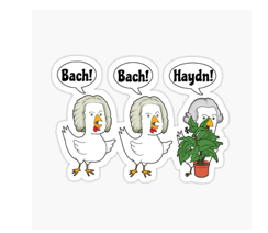Sticker Bach Bach Haydn