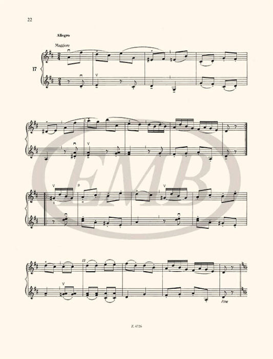 Mozart - Album for Violinists Volume 2 - Violin Duets EMB Z4726