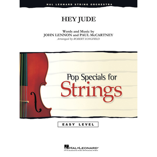 Beatles - Hey Jude - String Orchestra Grade 2 Score/Parts arranged by Longfield Hal Leonard 4491998