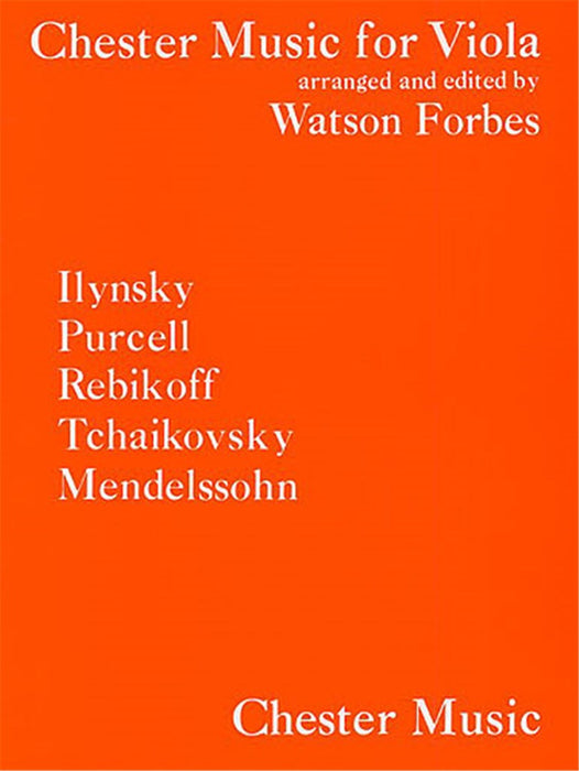 Chester Music - Viola/Piano Accompaniment edited by Forbes Chester CH00817