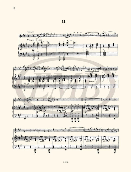 Weiner - Sonata #1 in Dmaj Op9 - Violin/Piano Accompaniment EMB Z2692