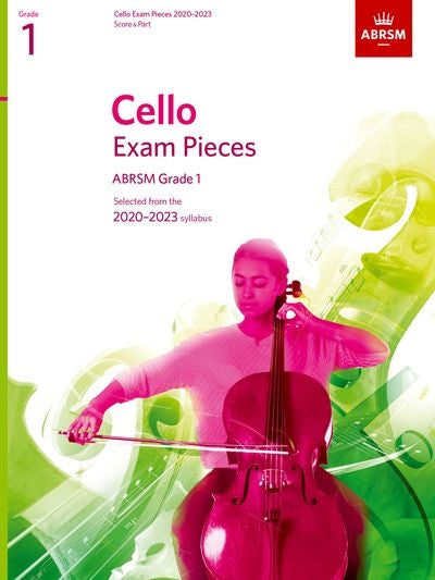 ABRSM Cello Exam Pieces (2020-2023) Grade 1 - Cello/Piano Accompaniment ABRSM 9781786012289