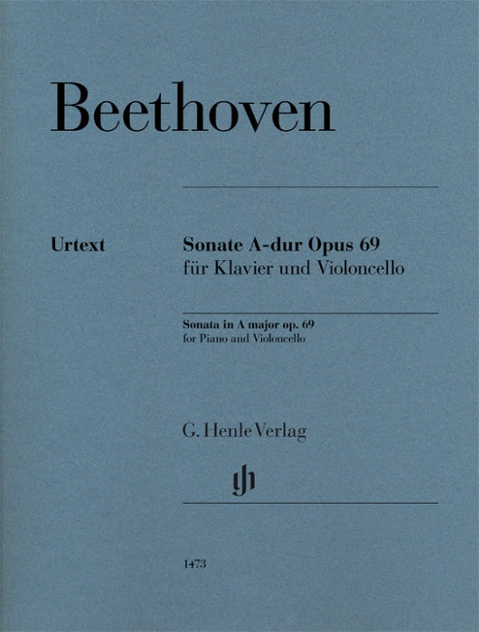 Beethoven - Sonata in AMaj Op69 - Cello/Piano Accompaniment Henle HN1473