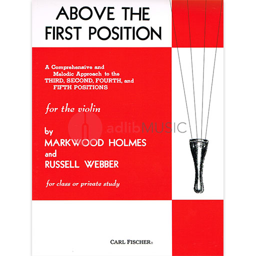 Above the First Position - Violin by Holmes Fischer 3807