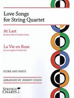 Love Songs for String Quartet - At Last and La Vie en Rose - Jeremy Cohen String Letter Publishing String Quartet Score/Parts
