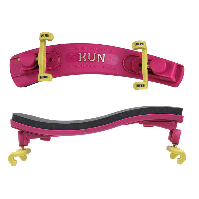 Kun Junior Collapsible Violin Shoulder Rest 3/4-1/2 Razzle Dazzle Purple