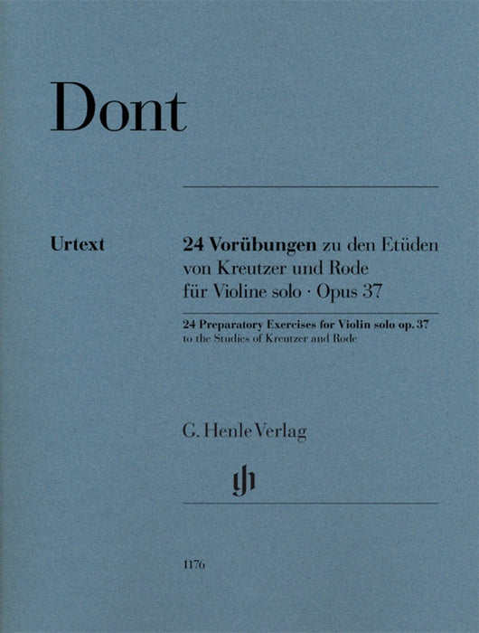 Dont - 24 Preparatory Studies Op37 - Violin Solo Henle HN1176