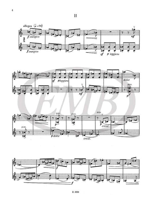 Bozay - Duo Op1 - Violin Duet EMB Z5201