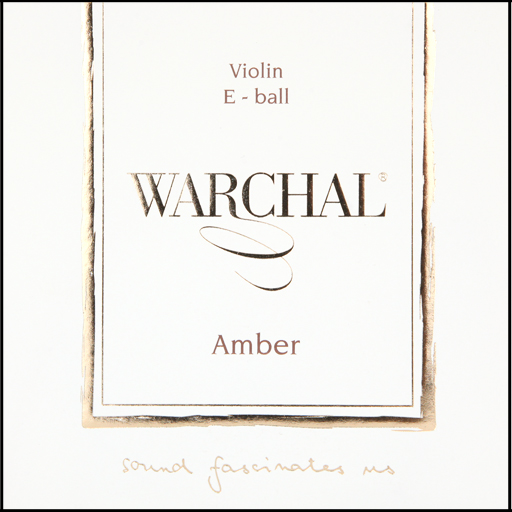 Warchal Amber Violin String Set Medium (E Loop End) 4/4