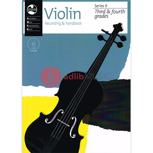 AMEB Violin Series 9 Grades 3-4 - Violin CD Recording & Handbook AMEB 1202728043