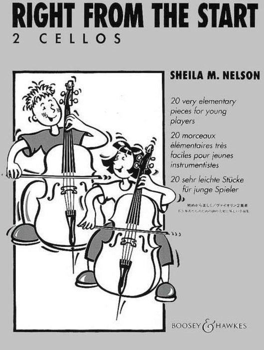 Right from the Start - Cello Duet by Nelson Boosey & Hawkes M060039324