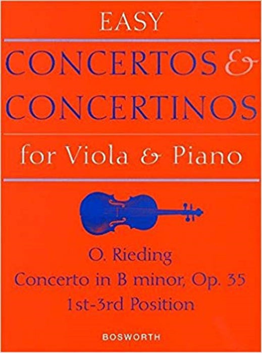 Rieding - Concerto in Bmin Op35 - Viola/Piano Accompaniment Bosworth BOE004545