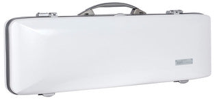 BAM Ice Supreme Hightech 3.0 Oblong Violin Case White with Silver Fittings 4/4