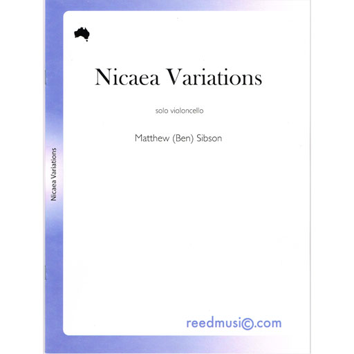 Sibson - Nicaea Variations - Cello Solo Reed Music RM477