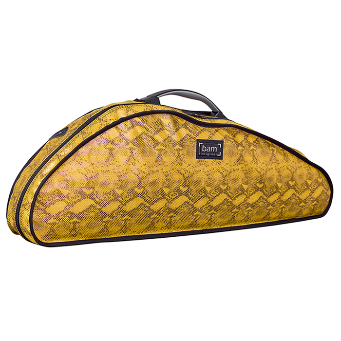 Violin Case - Bam Hoodies for Hightech Slim, Yellow Snake