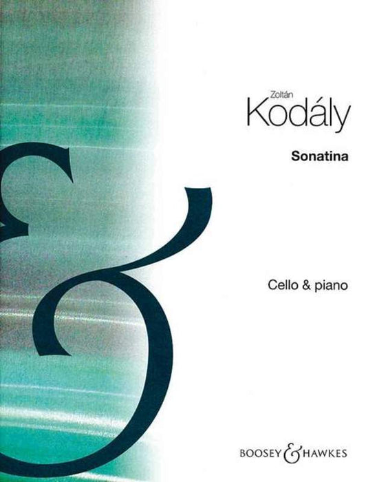 Kodaly - Sonatina - Cello/Piano Accompaniment Boosey & Hawkes M060035623