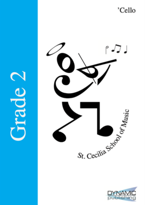 St Cecilia School of Music (SCSM) Cello Examination Book - Grade Two (Cello Part Only)