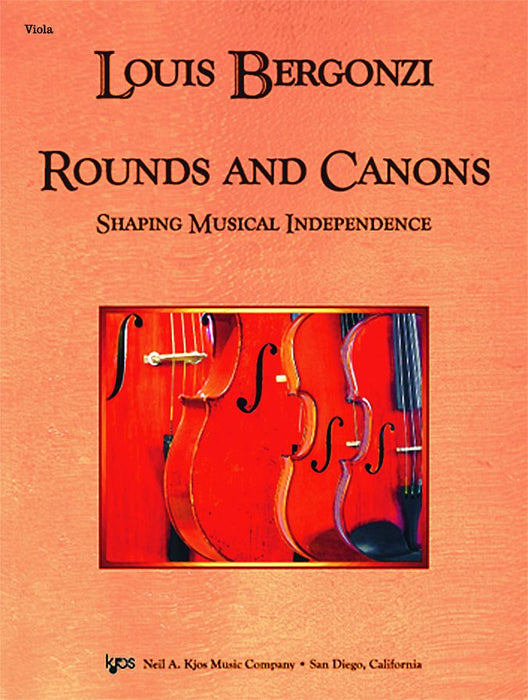 Bergonzi - Rounds & Canons - Violin Book Kjos 99VN