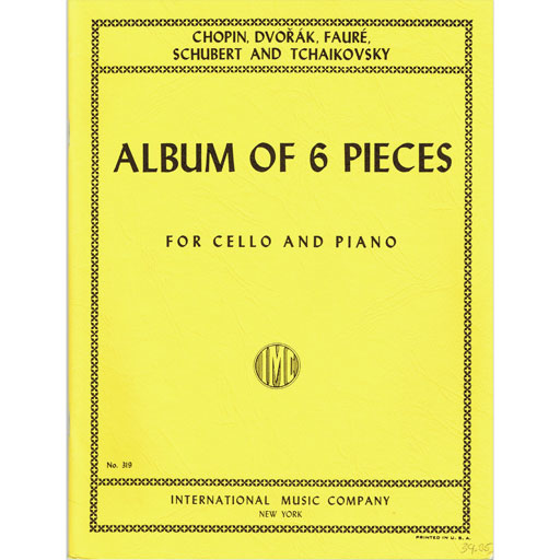 Album of 6 Pieces  - Cello/Piano Accompaniment IMC IMC319