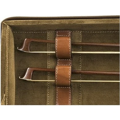 GL Cases Q1(V) Leather Violin Case Brown