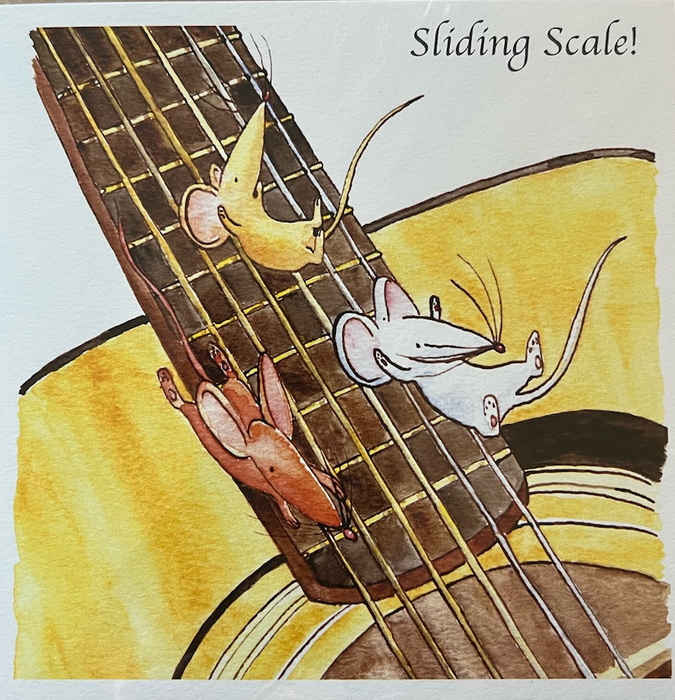 Greeting Card Sliding Scale