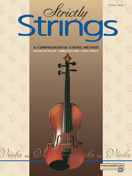 Strictly Strings Book 2 Viola by Dillon/Kjelland/O'Reilly Alfred 439