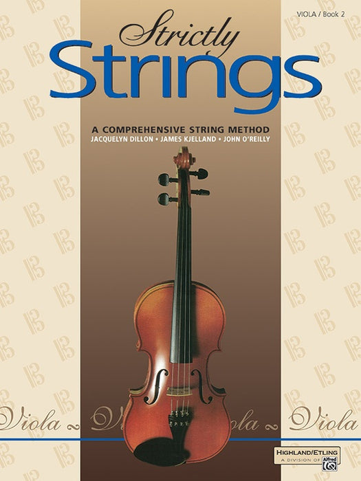 Strictly Strings Book 2 - Viola by Dillon/Kjelland/O'Reilly Alfred 4395