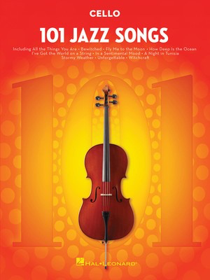 101 Jazz Songs - Cello Solo Book Hal Leonard 146373