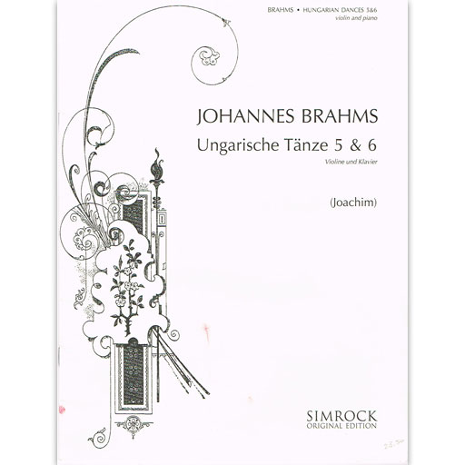 Brahms - Hungarian Dances #5 & #6 - Violin/Piano Accompaniment Sikorski EE682