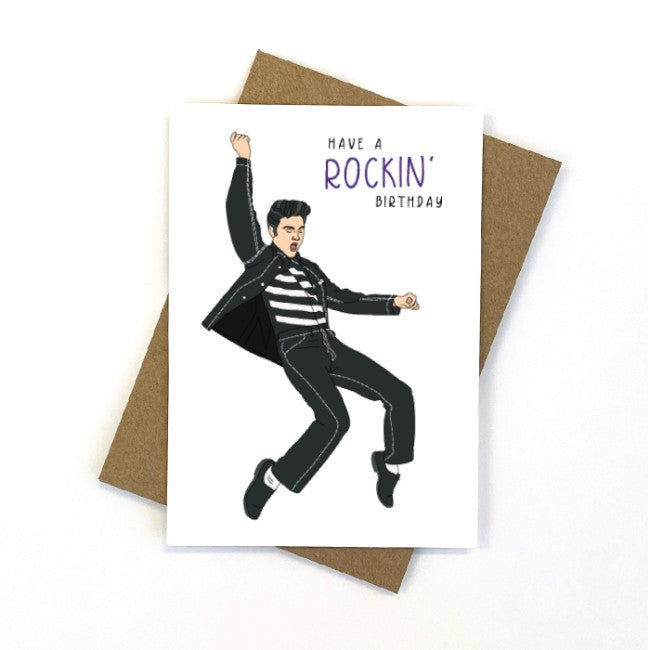 Greeting Card - Have a Rockin' Birthday Elvis — The Sydney String Centre