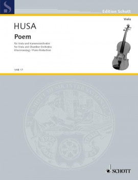 Husa - Poem - Viola/Piano Accompaniment Schott VAB17