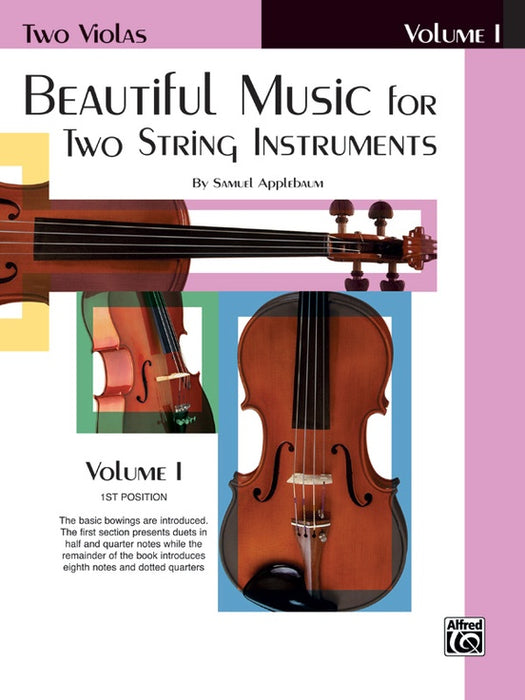 Beautiful Music for Two String Instruments Volume 1 - Viola Duet Alfred EL02200