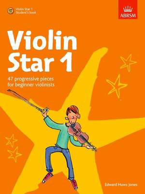 Violin Star Book 1 - Student Violin/CD by Huws Jones ABRSM 9781860968990