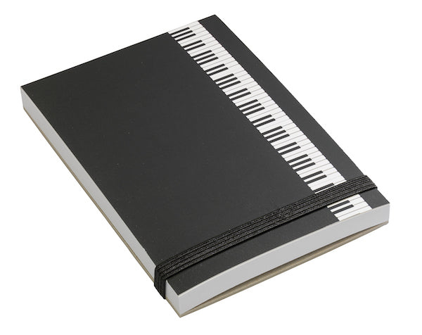 Notepad With String Notepad Black with White Keyboard — The Sydney String Centre