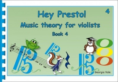 Hey Presto! Music Theory for Violists Book 4 - Viola Georgia Vale Hey Presto Strings