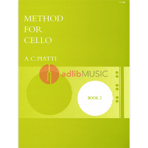 Piatti Method for Cello Book 2