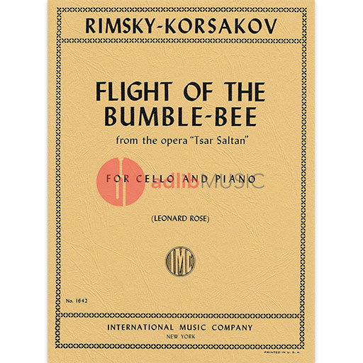 Rimsky-Korsakov - Flight of the Bumble Bee - Cello/Piano Accompaniment IMC IMC1642